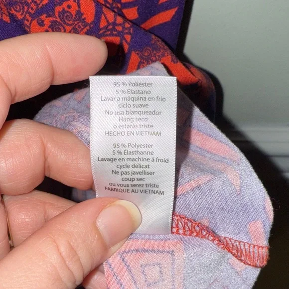 LuLaRoe Tribal Print Short Sleeve Dress Size XS - Picture 6 of 7